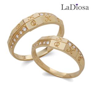 라디오사 14K 커플링 세트 G14A-4150RO 남녀한쌍