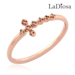 라디오사 14K 꼬냑다이아 반지 LK14JJ-6474R