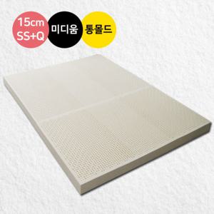 워너텍스 천연라텍스 통몰드 매트리스 패밀리 15cm 퀸+슈퍼싱글