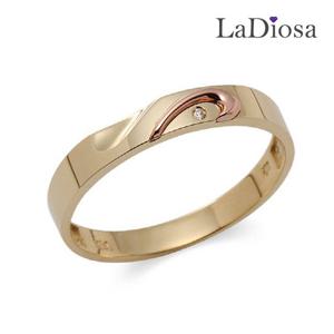 라디오사 14K 다이아몬드 남성반지 G14B-438LR