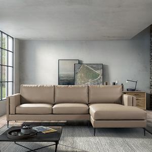 비앙스 제니스 4인 가죽 카우치소파(4가지 다리선택)