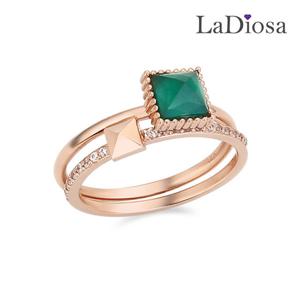 라디오사 14K 오닉스 반지 LK14F-6449R