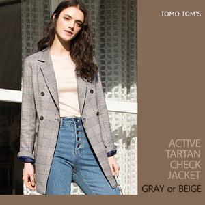 [토모톰스] 반더블 액티브 체크 재킷 2종 택1(C)