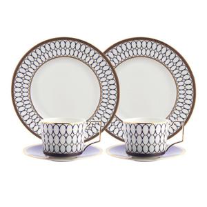 [웨지우드] 르네상스골드 2인 티세트 C