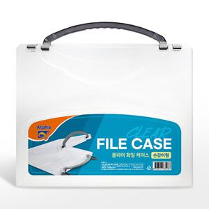 [알파] 클리어 화일케이스 손잡이형 PP(319*264*53mm)