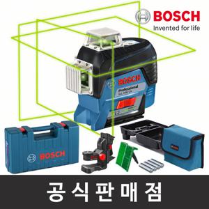 보쉬 정품/GLL 3-80 CG/그린라인 레이저레벨기/수직+수평/수평기