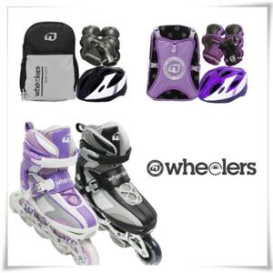 휠러스 사이버3 아동 인라인 풀세트 PU 인라인풀세트