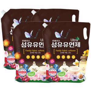 컨센서스 고농축 섬유유연제 2.05L(리필) x4개 (2가지향 택1)
