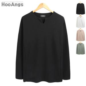 [후앙스] 오버핏 골덴심플 브이넥티셔츠 RCRT3870