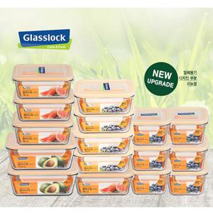 글라스락 신혼 알뜰 인기 깊은형 사각 혼합 16조 세트