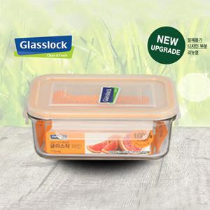 글라스락 자취 혼밥 인기 직사각 반찬통 715ml