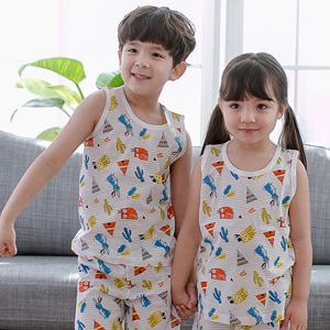 꼬마친구 인디언 민소매 쟈가드 아동내의 실내복