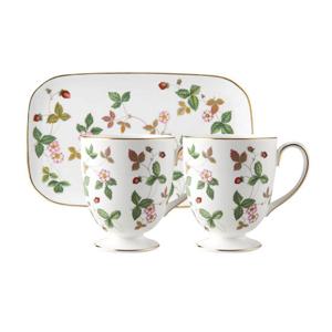 [웨지우드] 와일드스트로베리 2인 브런치세트 3p