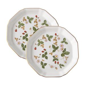 [웨지우드] 와일드스트로베리 25cm 팔각접시 2p