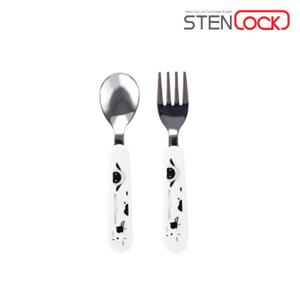 스텐락 알프스 팜 프렌즈 유아식기 스푼포크세트