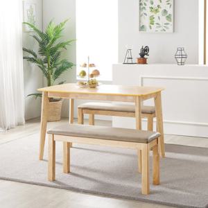 동서가구 M바닐라 4인용 식탁+벤치2 DF906808