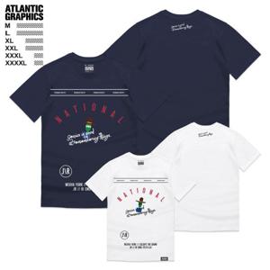 ATLANTIC GRAPHICS 프리미엄 반팔티셔츠 M~4XL AT004