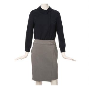 [케네스레이디] 라운드카라브로치블라우스 (EWBLIA0600)