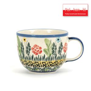 [폴핸키] 폴란드그릇 라떼 컵(패턴4종 선택1)예쁜머그