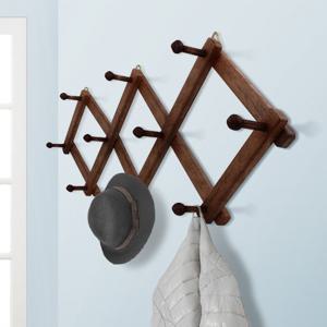 고급자바라옷걸이3단 벽걸이행거 벽부착옷걸이