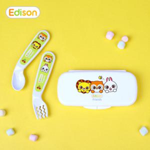 에디슨 프렌즈 스스로 스푼포크 케이스세트