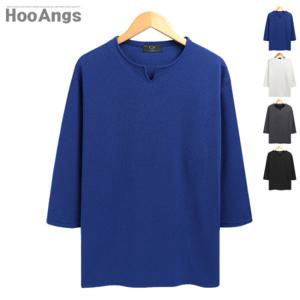 [후앙스] 오버핏 엠보브이트임 7부티셔츠 RCRT4870