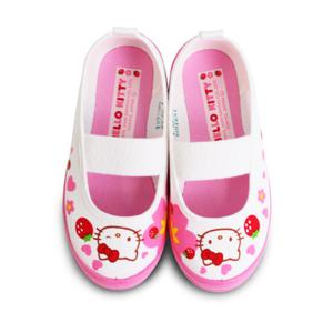 아사히 헬로키티 딸기(핑크) 실내화 유아동/학생/학교