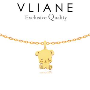 [브리앙] 14K 우리 강아지 아기 목걸이 (미아방지,돌잔치,선물)