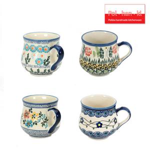 [폴핸키] 폴란드그릇 웨이브 머그컵(패턴4종 선택1)