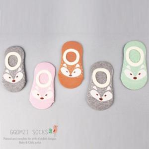 [꼼지]C폭스덧신(5족)세트 유아양말/아기양말/신생아/유아덧신/아기덧신/아동덧신