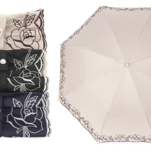 기라로쉬 3단 우양산 [라인로즈코팅-40005]