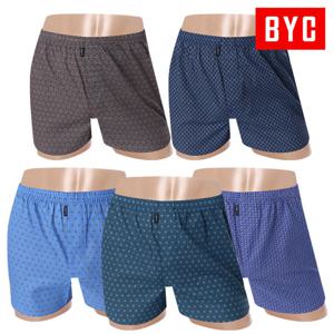 [BYC] 프리시티프리박서 남성 트렁크 사각 팬티 남자팬티 5종세트