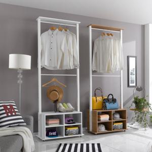 아이린 수납형 스틸 드레스룸행거800