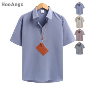 [후앙스] 잔고방 브이 헨리넥 반팔셔츠 SMST0147