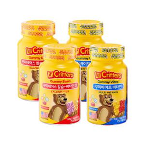 [릴크리터스] 꾸미바이트 비타민 2병+칼슘비타민D 2병