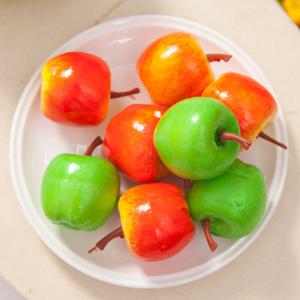 [3+1] 미니 사과 모형 과일 [20개입] 채소 모조 인조 가짜 장식 소품 촬영 진열