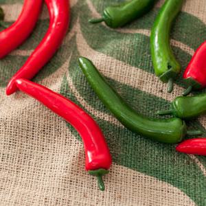 태양초 고추 모형 채소 [5개입] 2컬러 모조 인조 가짜 야채 장식 소품 촬영 진열