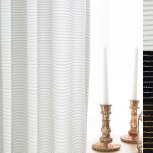 글리터 스트라이프 커튼-실버블랙.골드블랙.아이보리(아일렛)