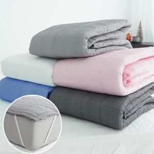 바숨 고정밴딩 여름침대패드 슈퍼싱글 SS 110×200