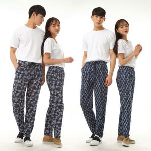 남여 커플 냉장고바지 9부 쿨팬츠 이지웨어 홈웨어