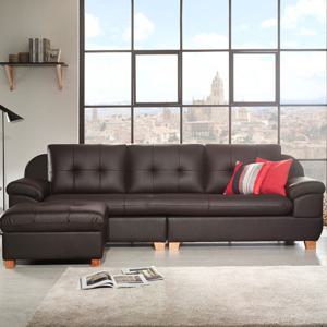 서광퍼니처 엘리야 구스다운 천연면피 4인소파+스툴