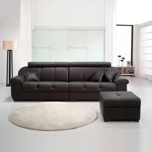 서광퍼니처 타니아 이태리라텍스 천연가죽 4인소파+스툴