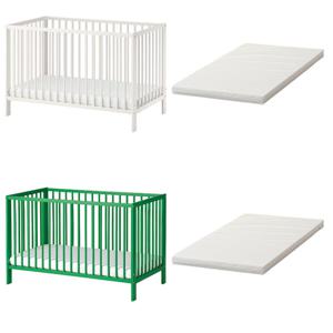 이케아 GULLIVER 굴리베르 유아용침대 매트리스 풀세트 60x120cm/아기침대/가드침대