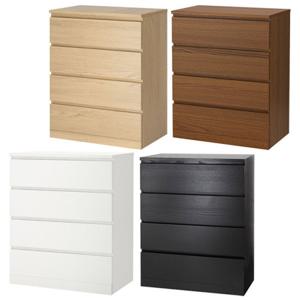 이케아 MALM 4칸서랍장/옷장/수납장(화이트)