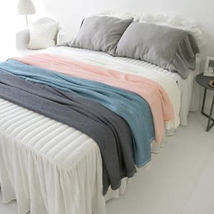 풍기인견 리플 여름이불-아이보리.핑크.민트.차콜