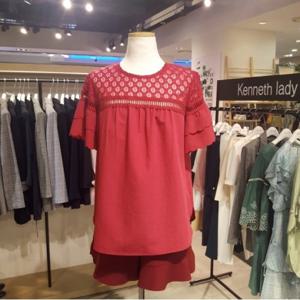 [케네스레이디] 시스루 스타일 블라우스 (EWBLIE0400)