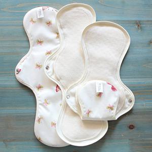 프리미엄 유기농면커버 날개형 [버터플라이] 오버나이트 3장