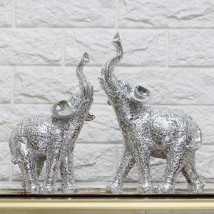 실버도금 코끼리 S044 중 2P SET 코끼리장식품 인테리어장식소품