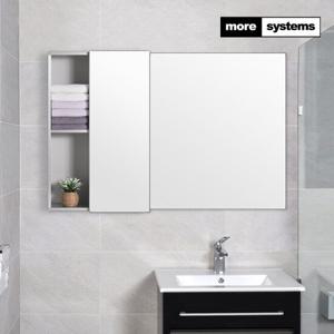 전면거울 알미늄 욕실수납장 R타입 원도어 욕실장 밀러장