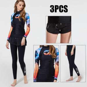 [아르고]여성 래쉬가드세트 3PCS AVILA(BK)_3BL